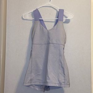 Lululemon Light Purple Padded Athletic Top